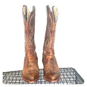 Justin Ladies Tan Damiana Western Boots L4332
